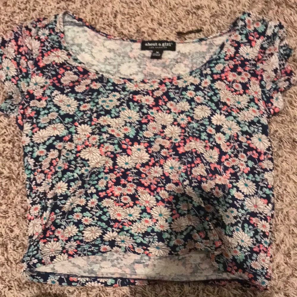 flower crop top